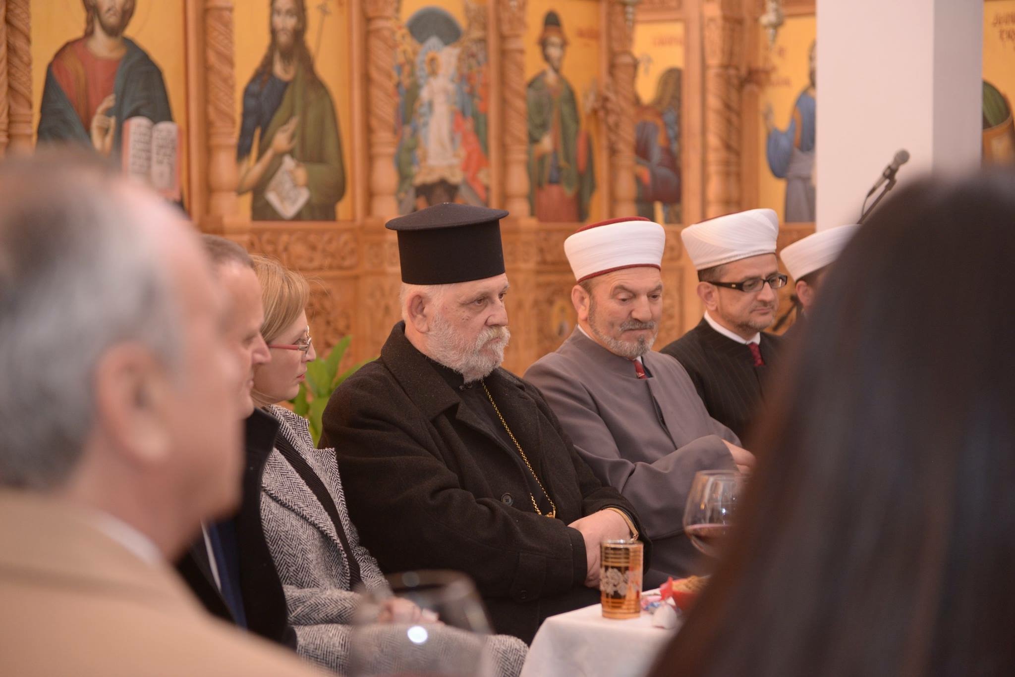 Përfaqësues të Myftinisë Shkodër zhvillojnë vizita në Kishën Ortodokse dhe Katolike të Shkodrës për festën e Krishtlindjes
