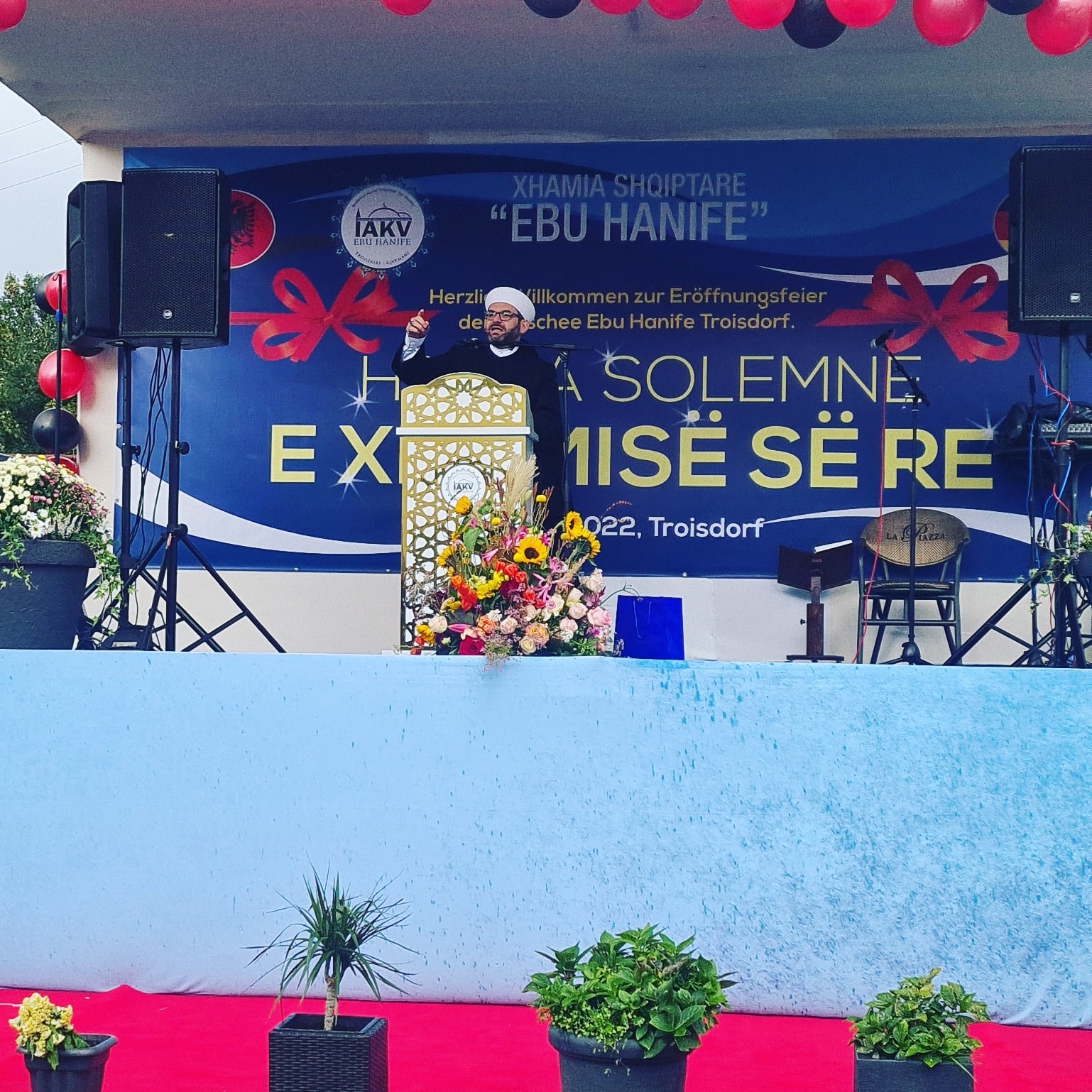 Myftiu i Shkodrës mori pjesë në përurimin e Xhamisë Shqiptare “Ebu Hanife” në Troisdorf të Gjermanisë