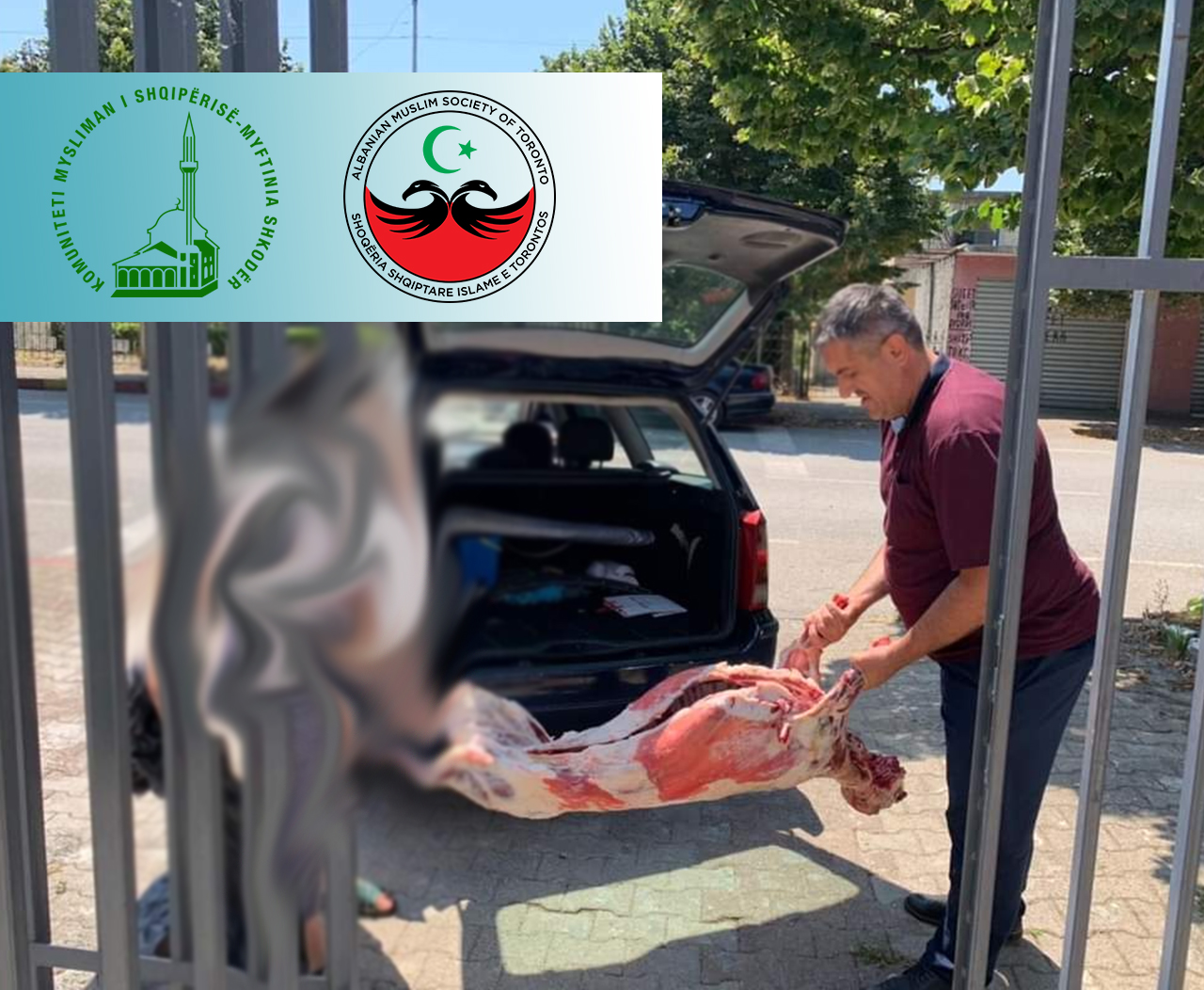 Shoqëria Shqiptare Islame e Torontos dhuron kurbanet e saj për zonën e Bushatit dhe të Barbullushit