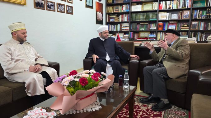 Myftiu priti thirrësin islam, Burhan Fili